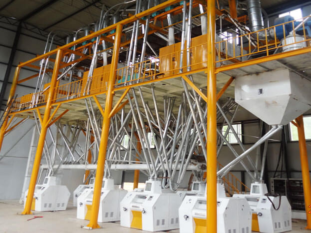 80-100Ton/24h Maize Flour Milling Machine